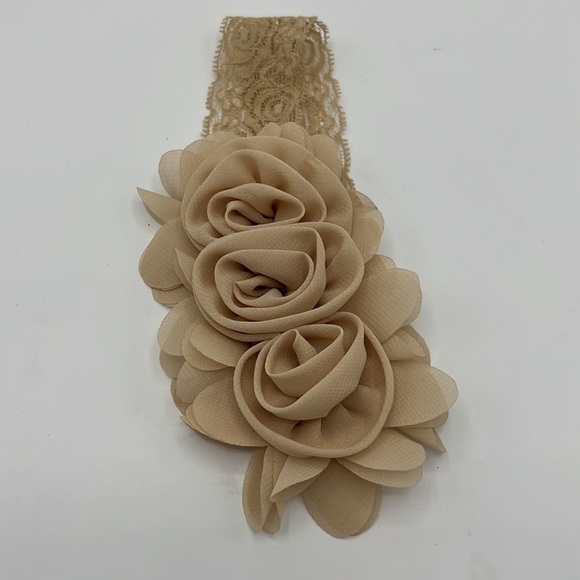 HEADBANDS SET OF 17 HOMEMADE SOLID COLOR FLORAL LACE BABY GIRL New without tags - Picture 15 of 16